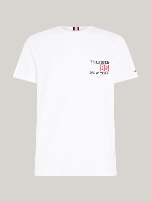 Camiseta de gola redonda com o logotipo de Nova York