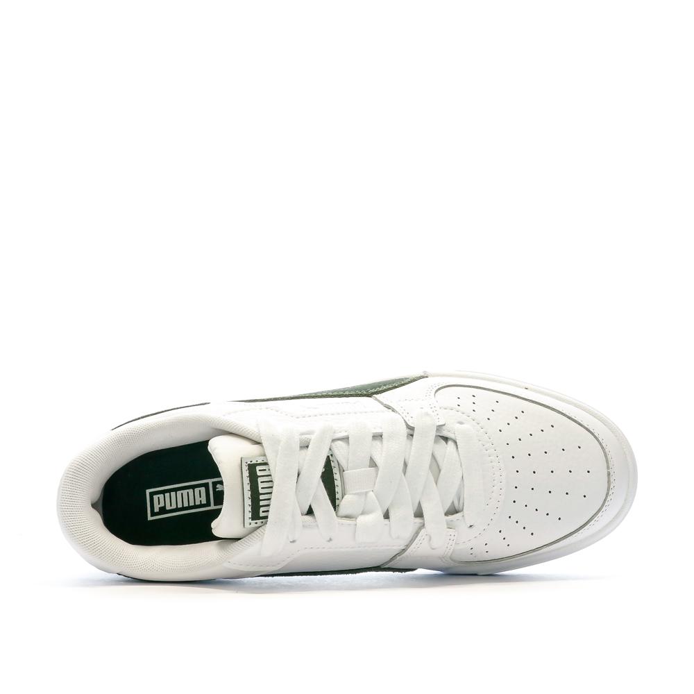 Puma Baskets Blanches/Kaki Homme Puma Pro Classic