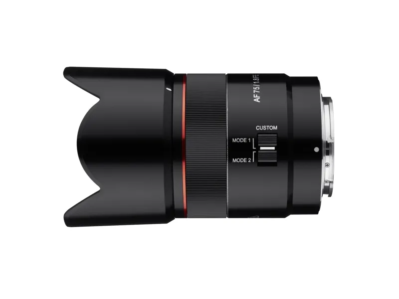 Samyang AF - Telefoto objektiv - 75 mm - f/1.8 FE - Sony E-mount - for Sony Cinema Line; a VLOGCAM; a1; a1 II; a6700; a7 IV; a7C; a7C II; a7CR; a7R V; a9 III