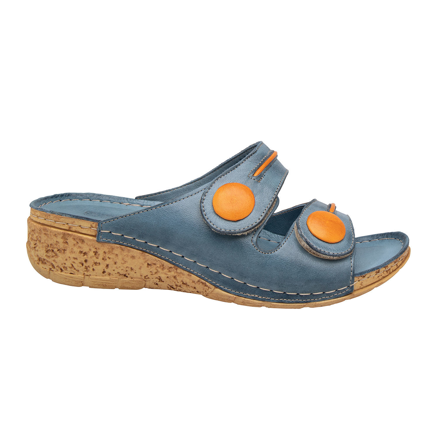 Gemini Pantolette aus Anilinleder