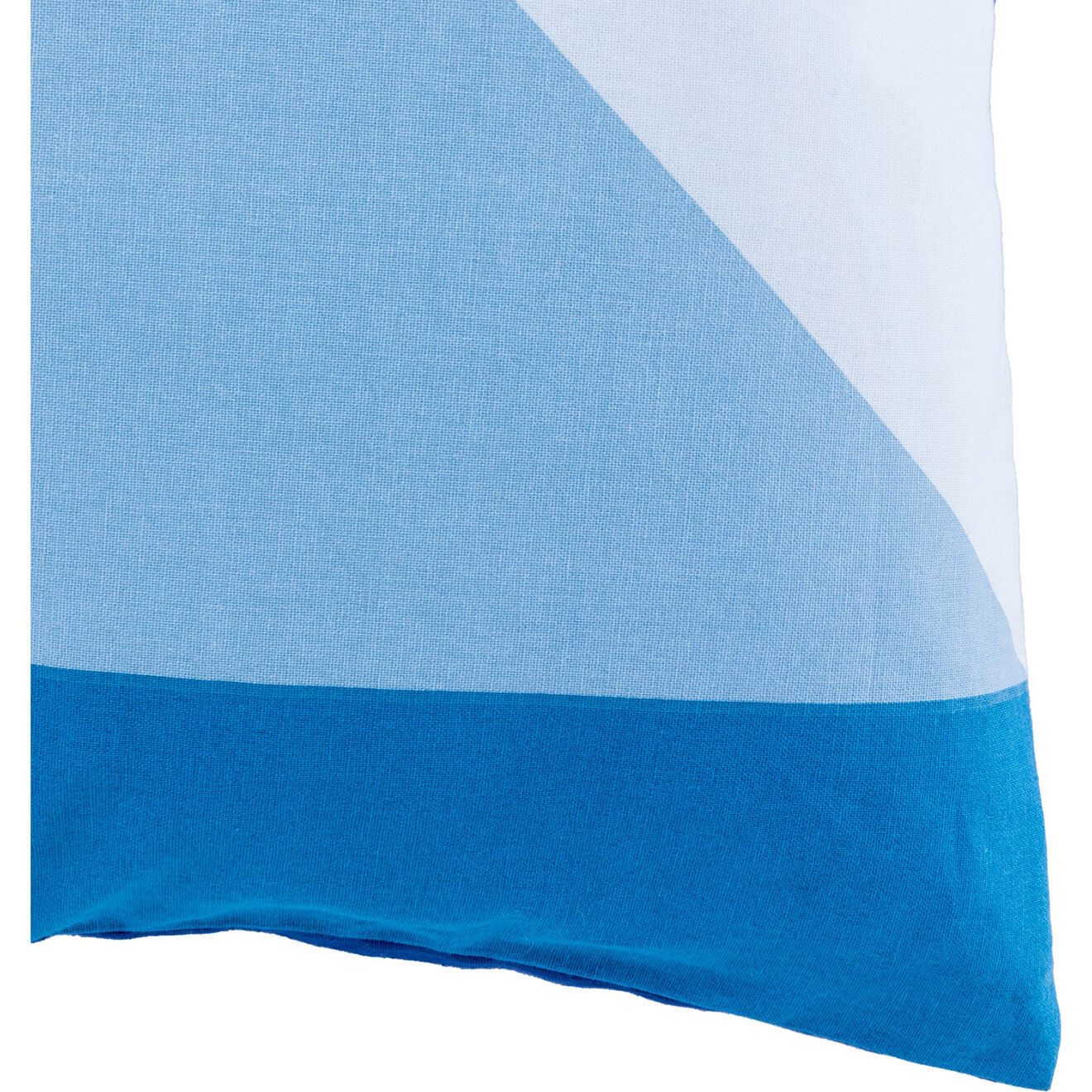 Febronie Housse de coussin d'extérieur Colorblock bleue - 60x40 cm