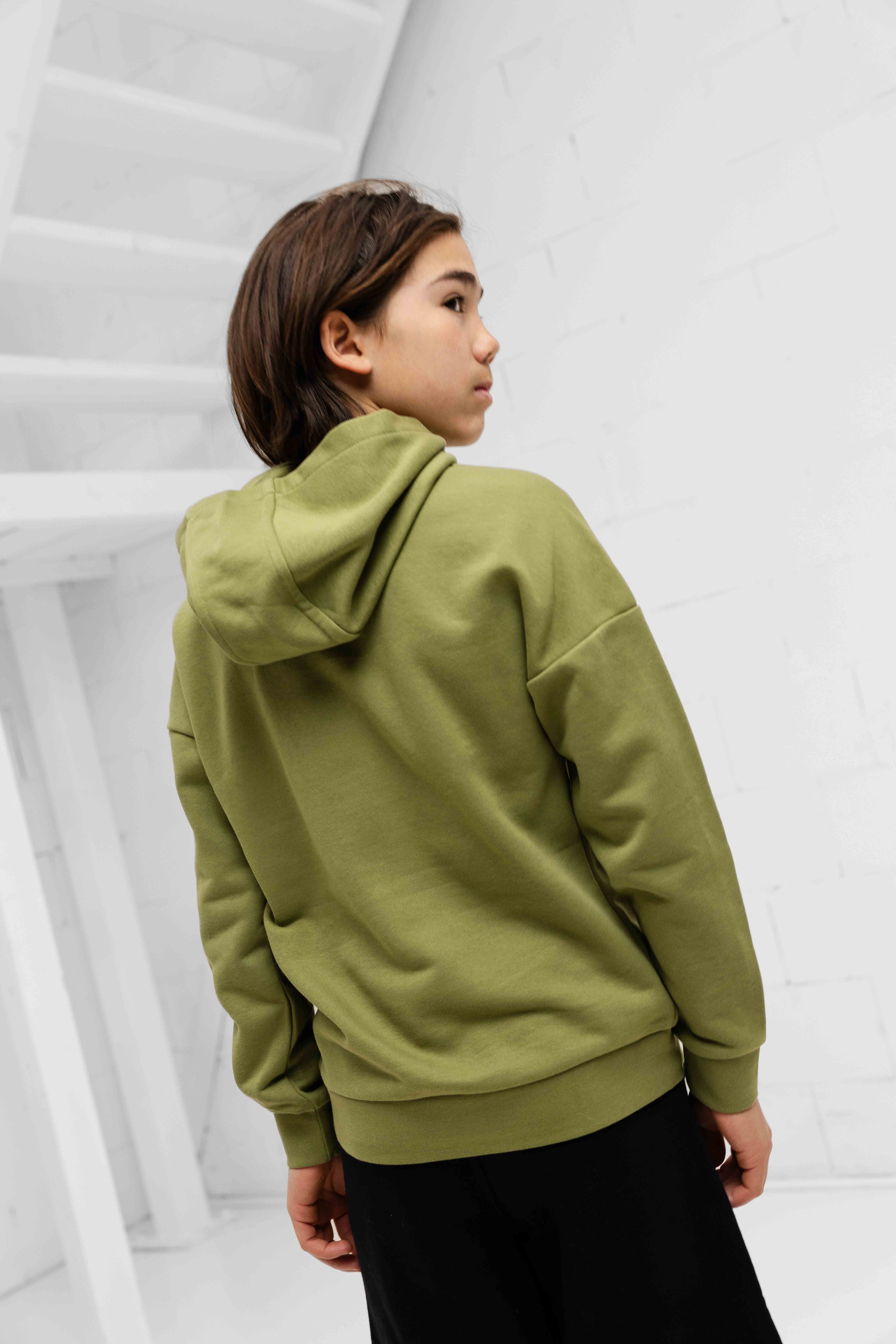Hugo Boss Logo Hoodie Kids Groen