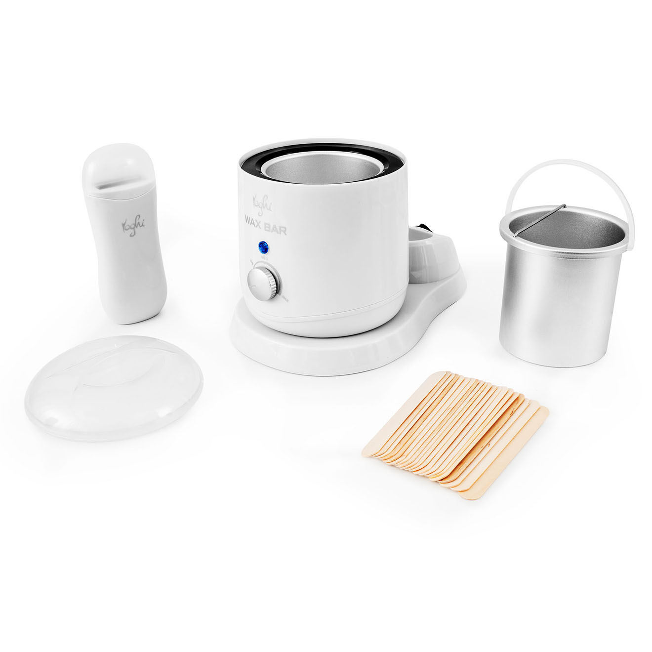 Yoghi Combiné chauffe cartouche et cire gris/blanc