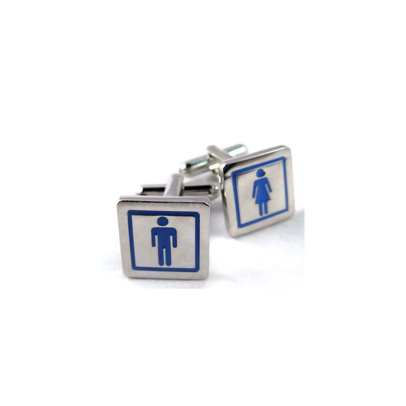 Boutons de manchette, WC Homme Femme
