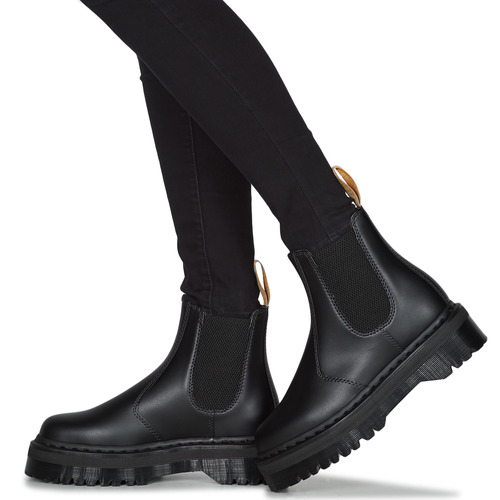 Dr. Martens - Vegan 2976 Quad Black Felix Rub Off Negro