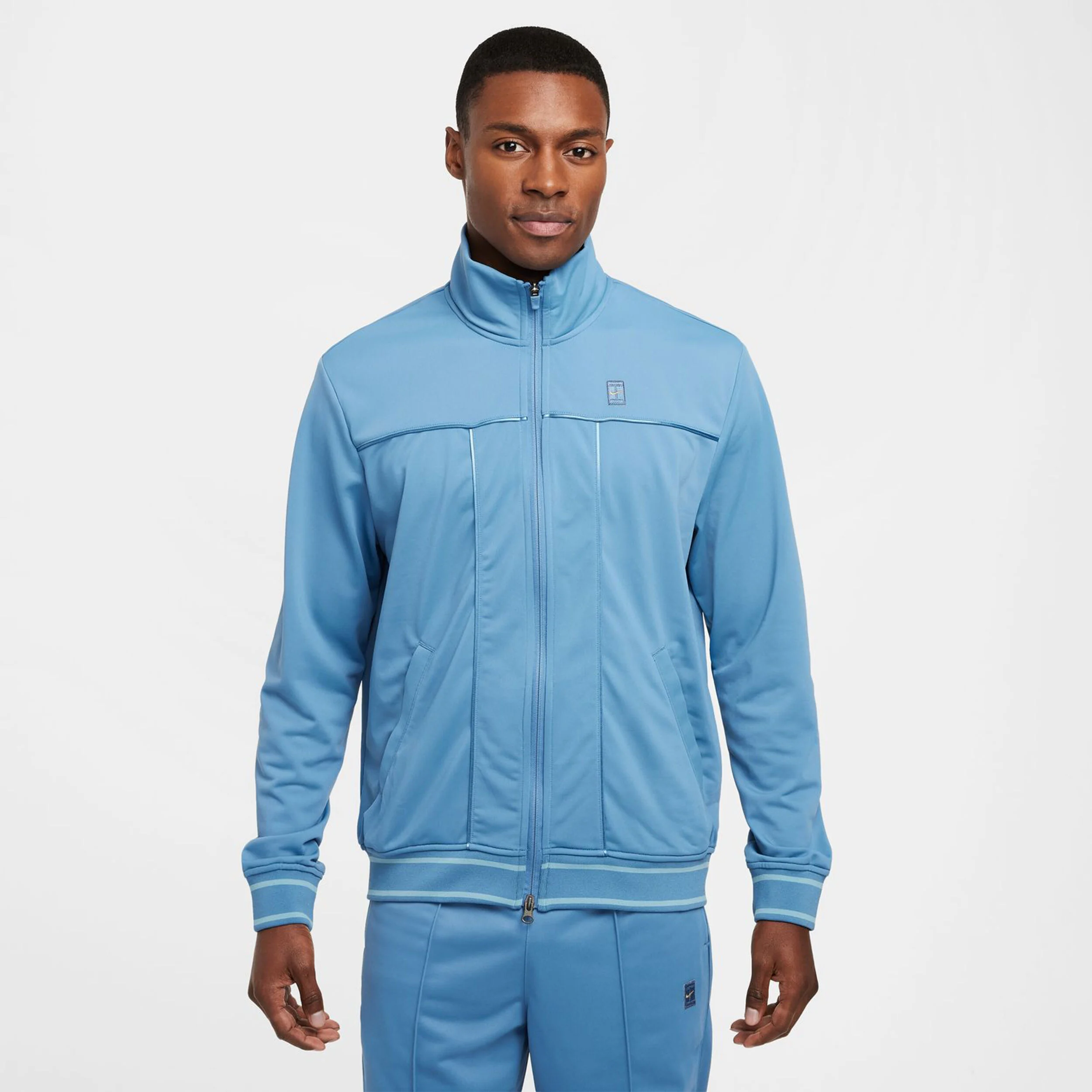 Nike Court Heritage Veste De Survêtement Hommes - Bleu Clair