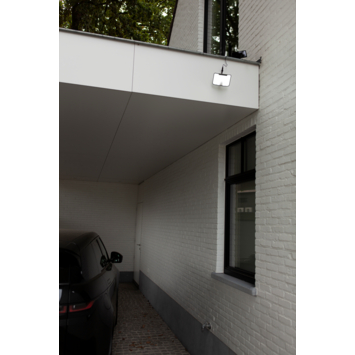 LUTEC wandlamp KOMBO Solar zwart 6W 700 lumen met bewegingssensor