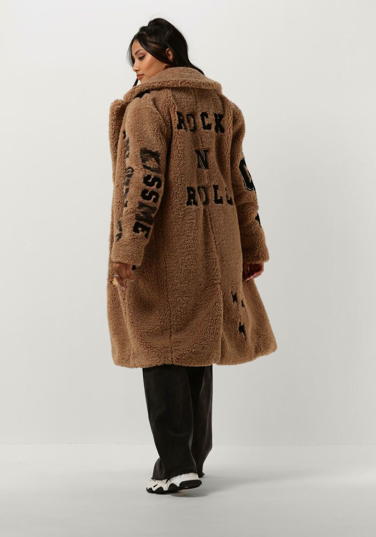 GOOSECRAFT cognac goosecraft teddy jas gc rhonda script coat