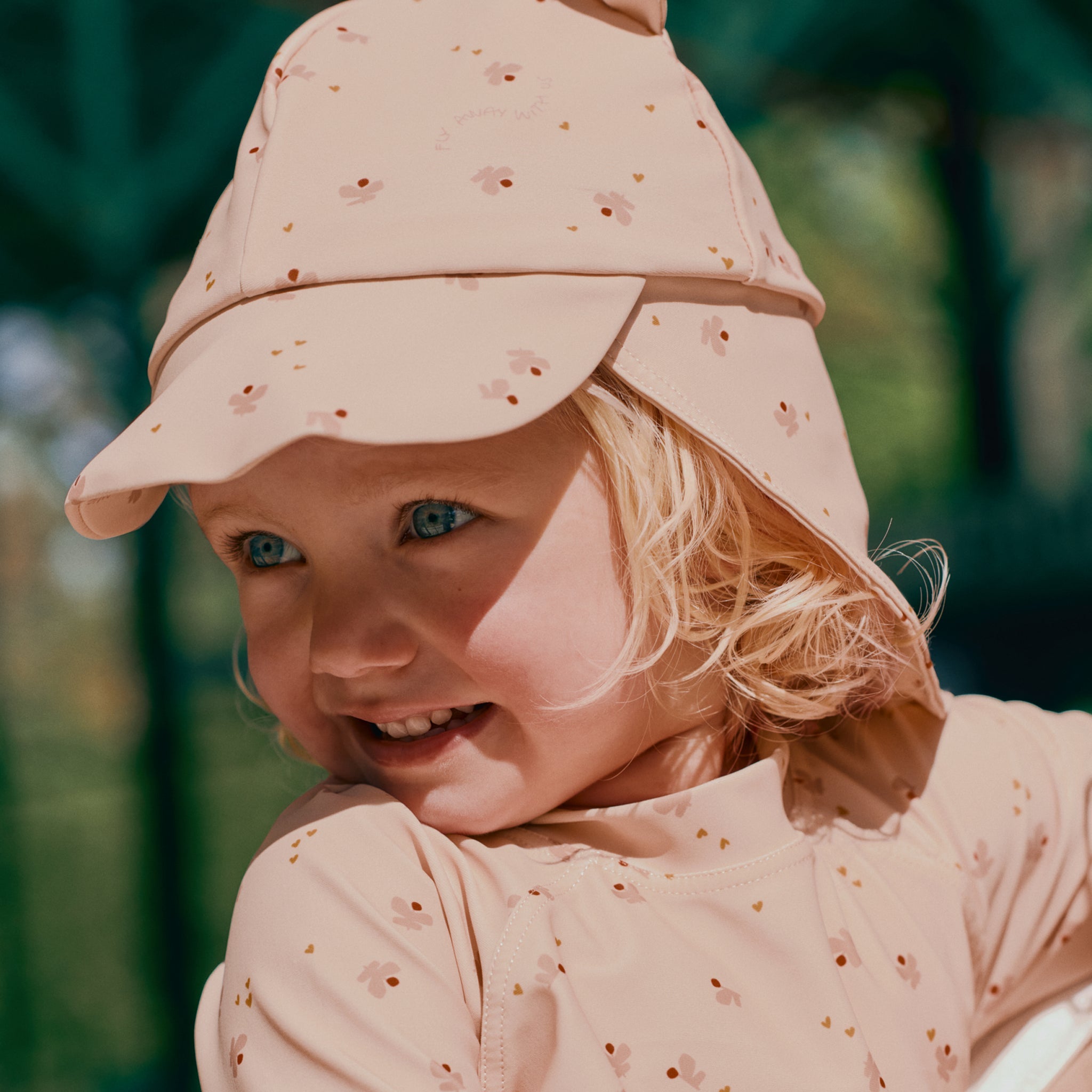 Sonnenhut mit Ohren Senia Mini Butterfly Apple blossom UV40