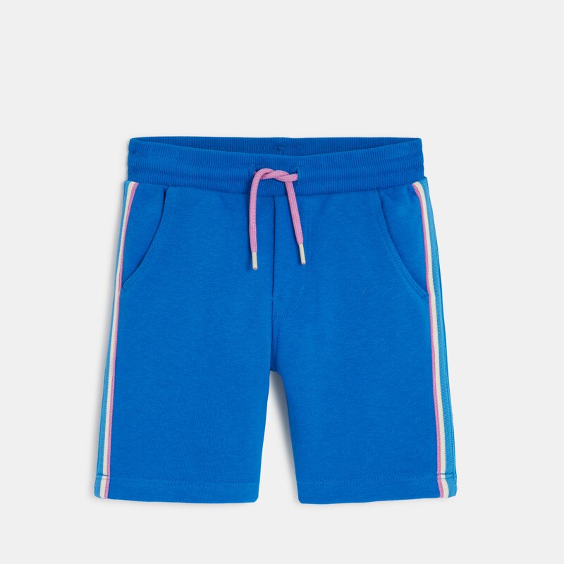 Bermuda bébé garçon bleu en coton recyclé Catimini Turquoise