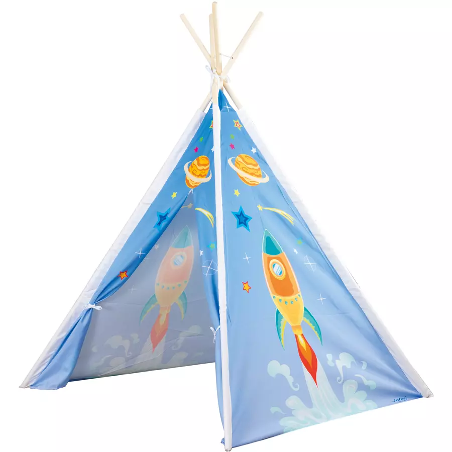 John® Tipi aus Holz Weltraum