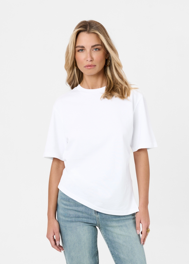 Friday Denim t-shirt wit