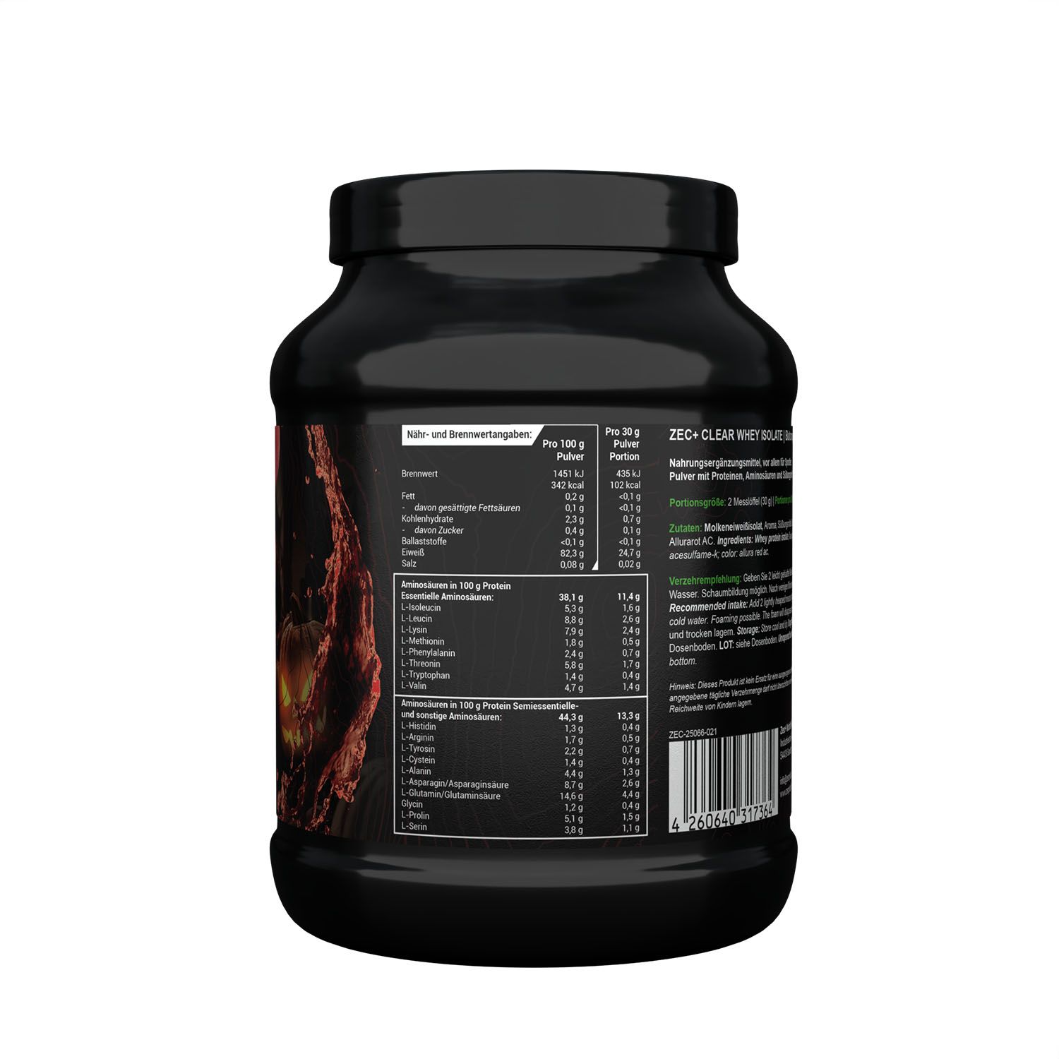 ZEC+ CLEAR WHEY ISOLATE Protein/ Eiweiß Blutorange