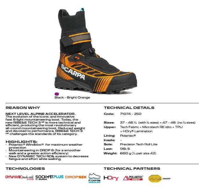 Scarpa Ribelle Tech 3 HD