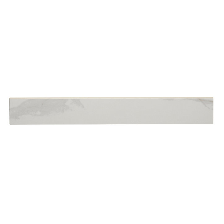 Plinthe Ultimate marbre poli grisé 8 x 60 cm