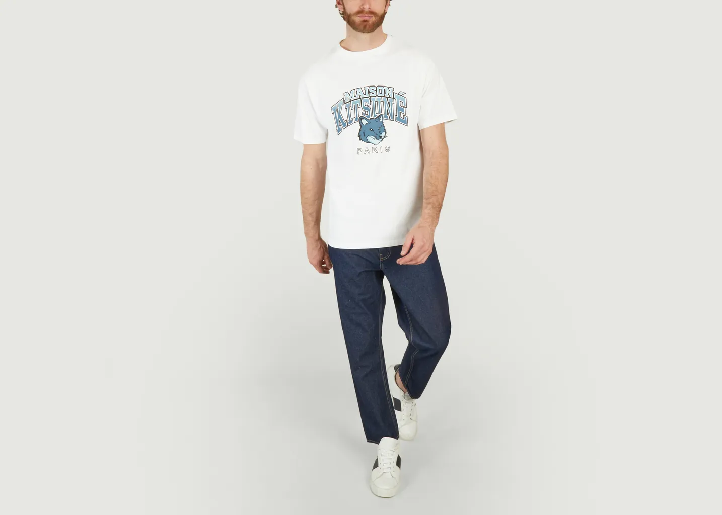 T-shirt Campus Fox Relaxed Maison Kitsuné