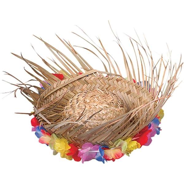 CHAPEAU PAILLE ET FLEURETTES UN