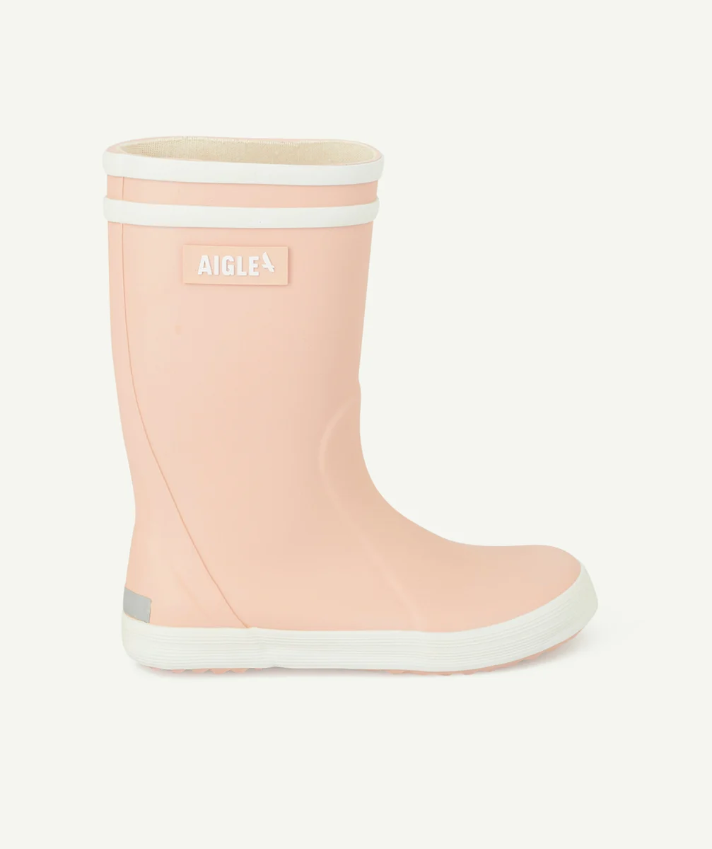 AIGLELES BOTTES EN CAOUTCHOUC ROSE GUIMAUVE FILLE LOLLYPOP 2