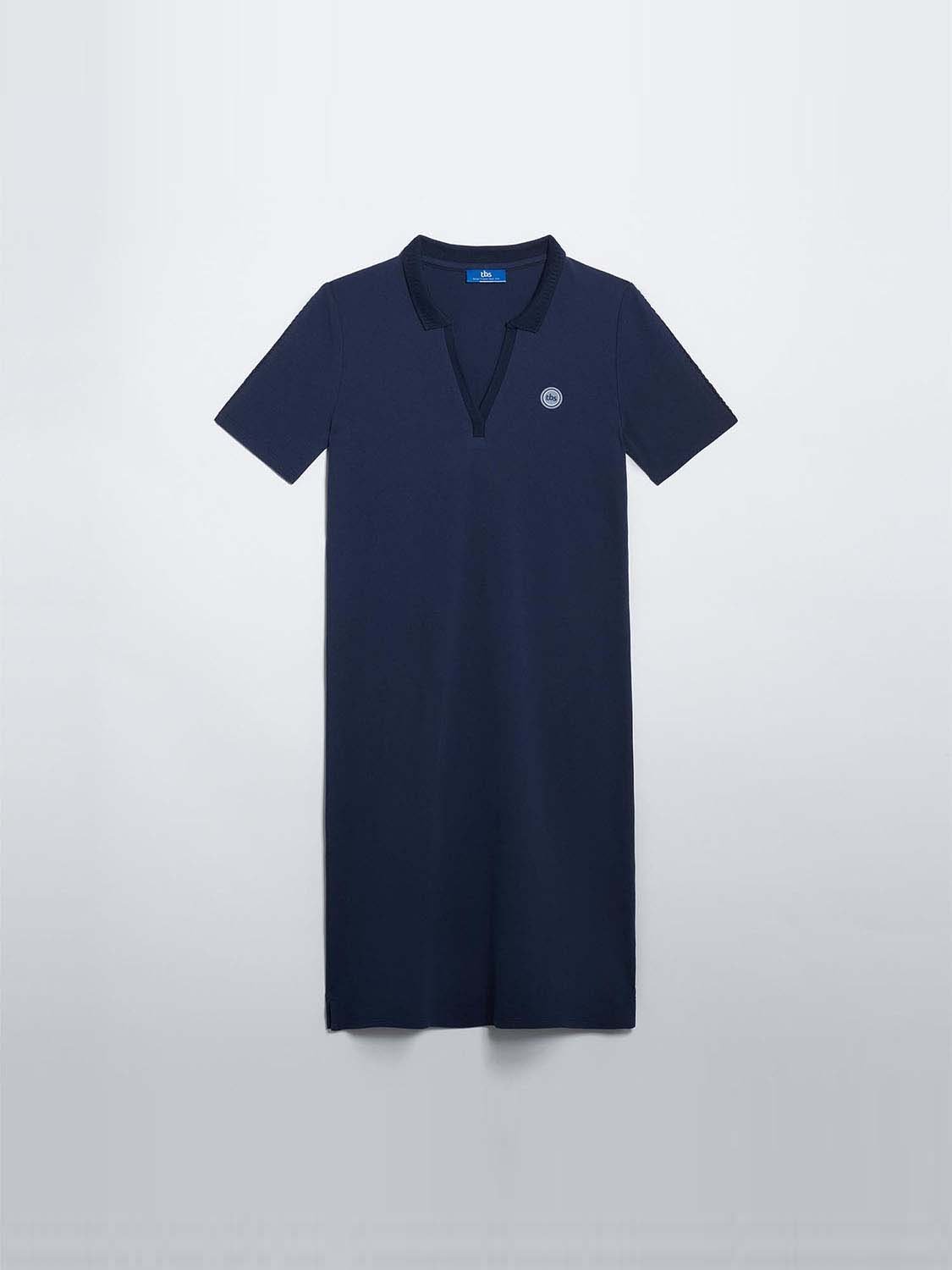 Robe Polo Bleu marine