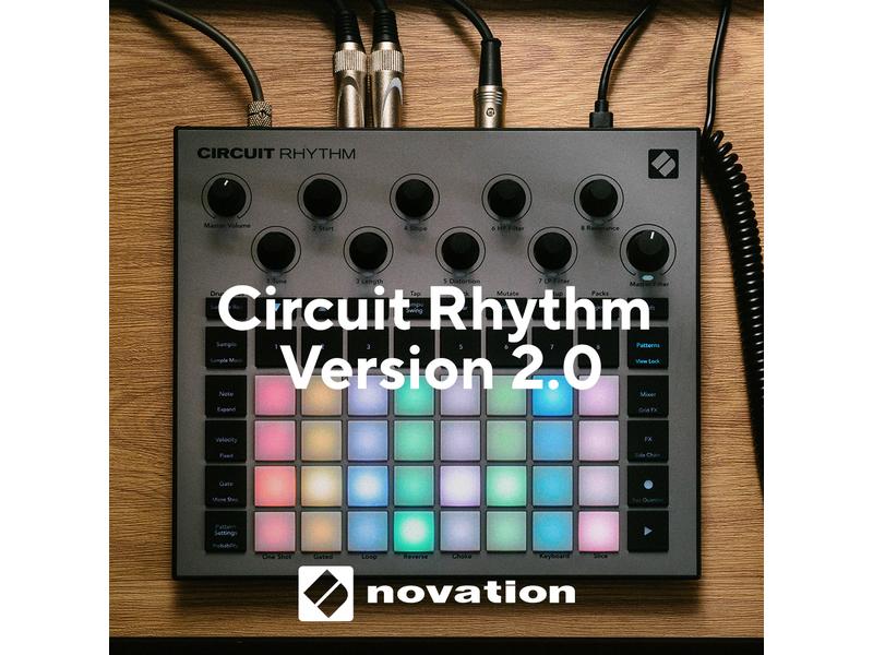 Novation Groove-Box Circuit Rhythm Sampling. Beatproduktion. Performance.