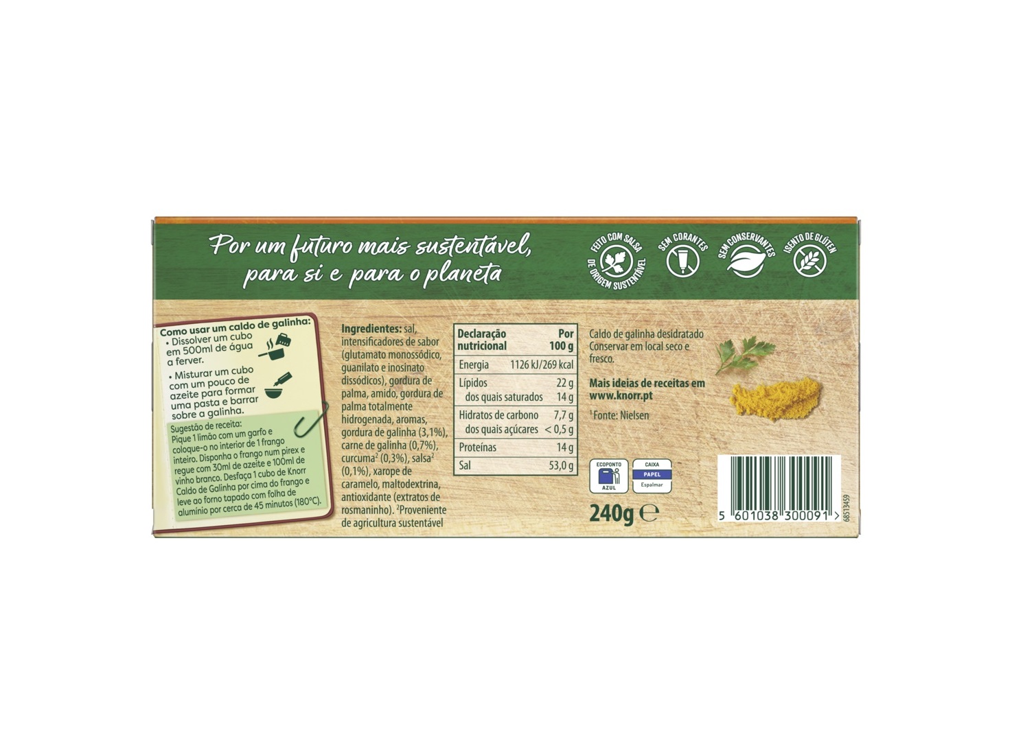 CALDO GALINHA KNORR 2X24 CUBOS 480 G