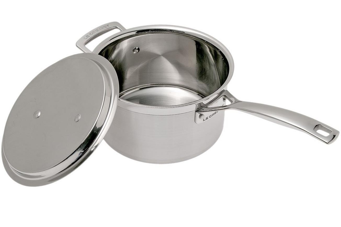 Le Creuset Magnetik steelpan met deksel, 20 cm, 3,8L