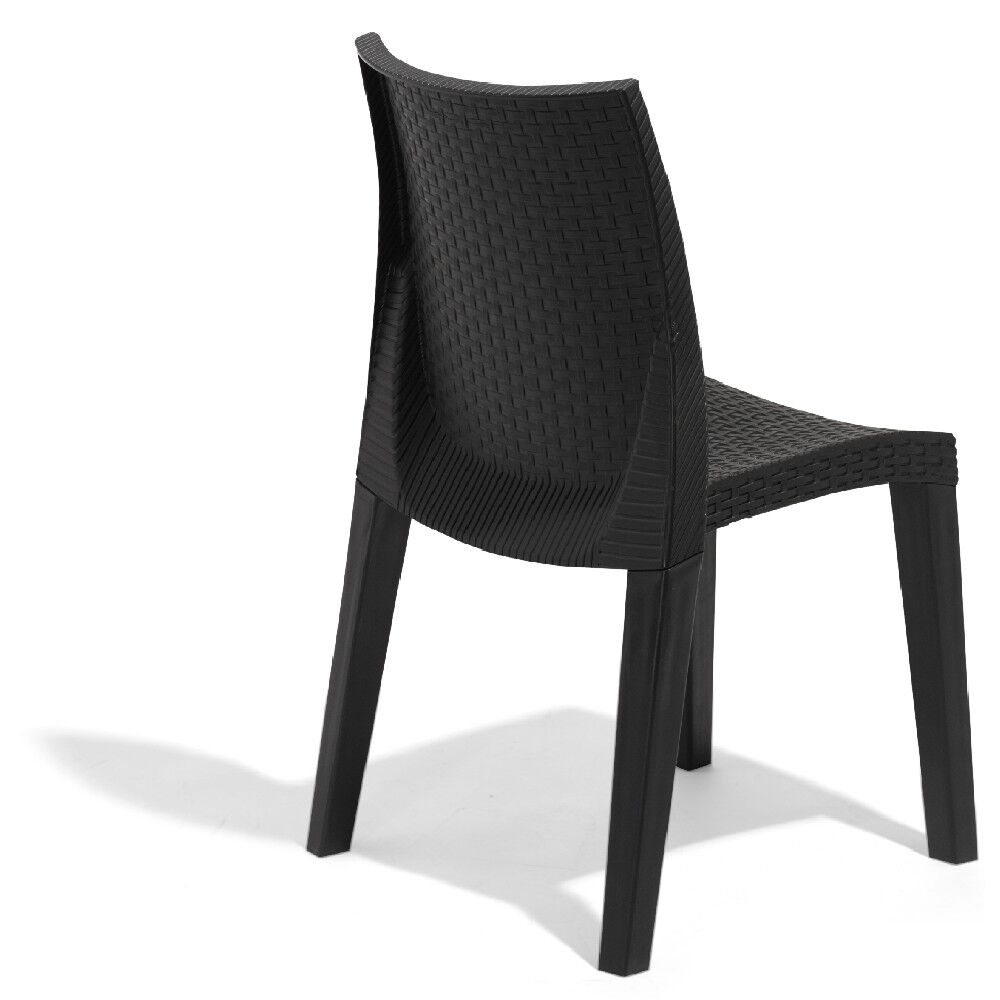 Chaise de jardin Sydney gris anthracite