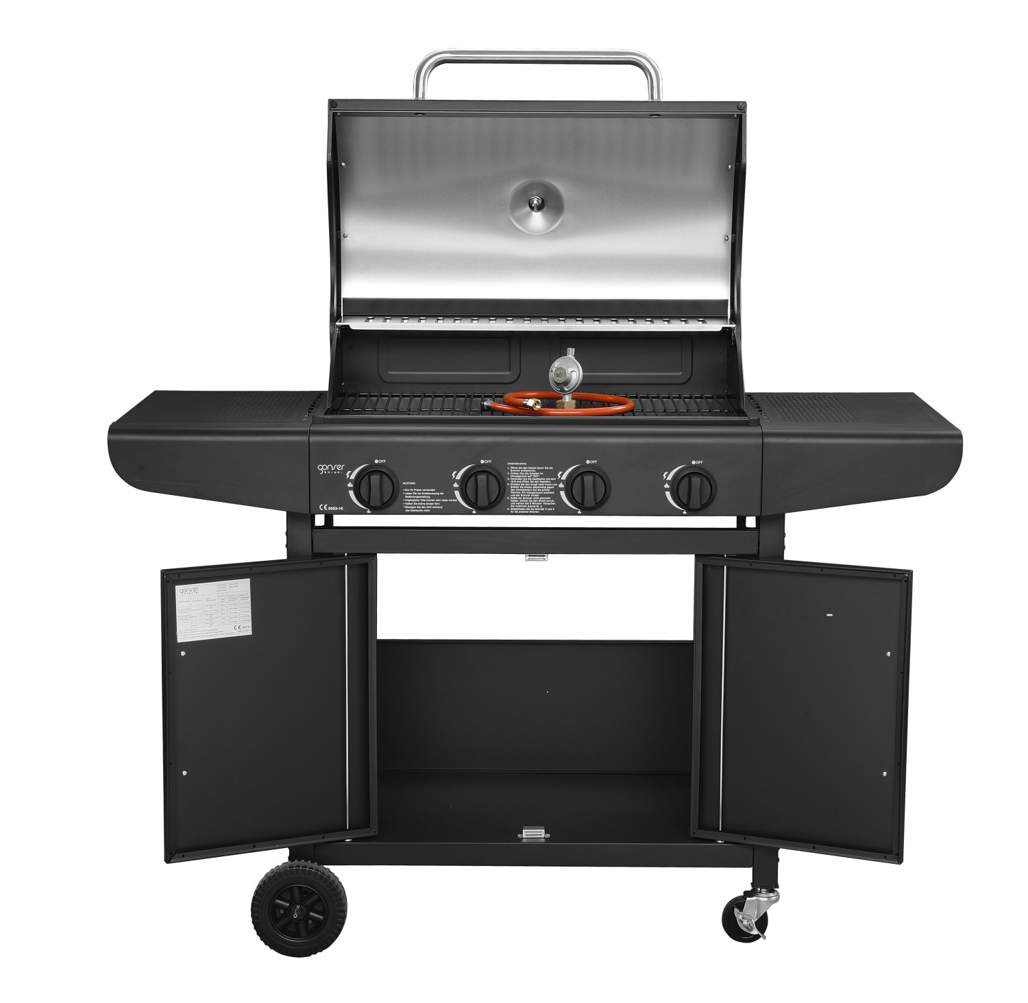 Gasgrill BBQ 4 Brenner