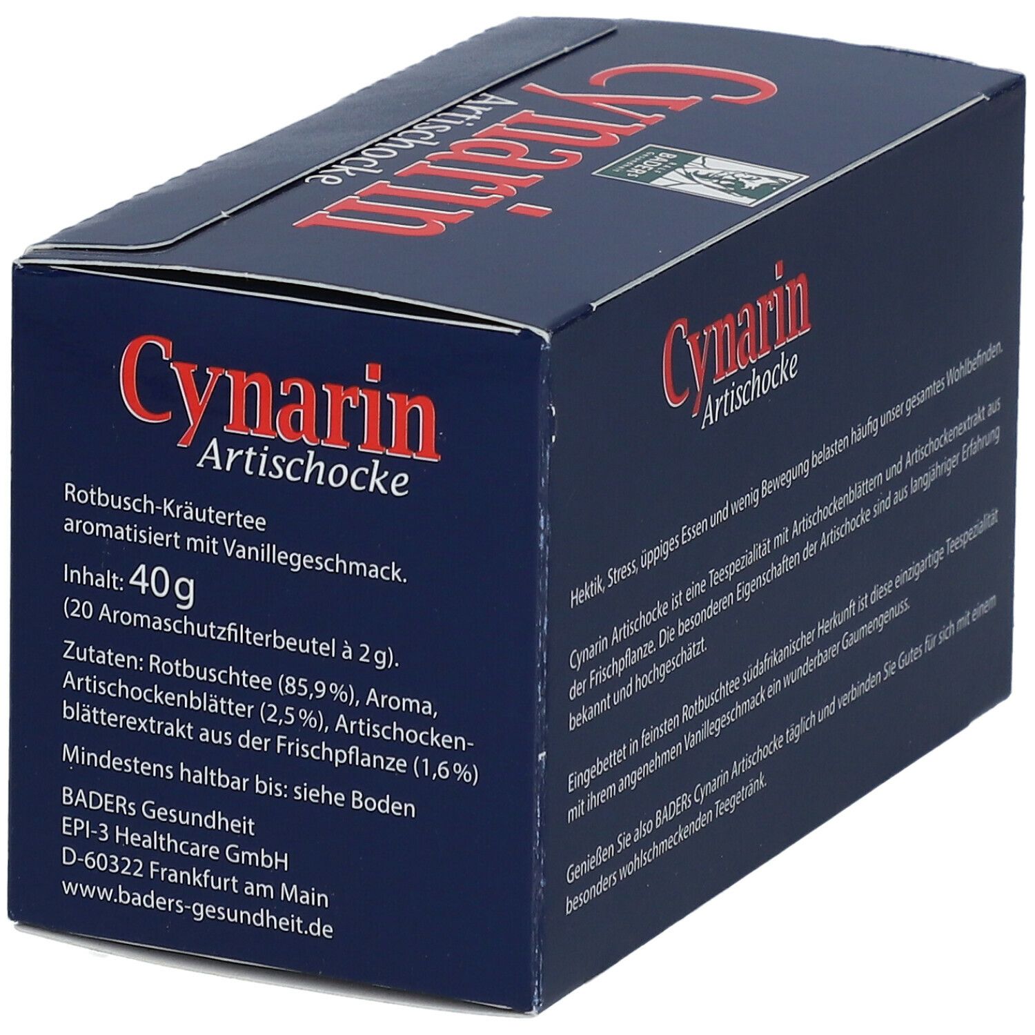 BADERs Cynarin Artischocke Filterbeutel