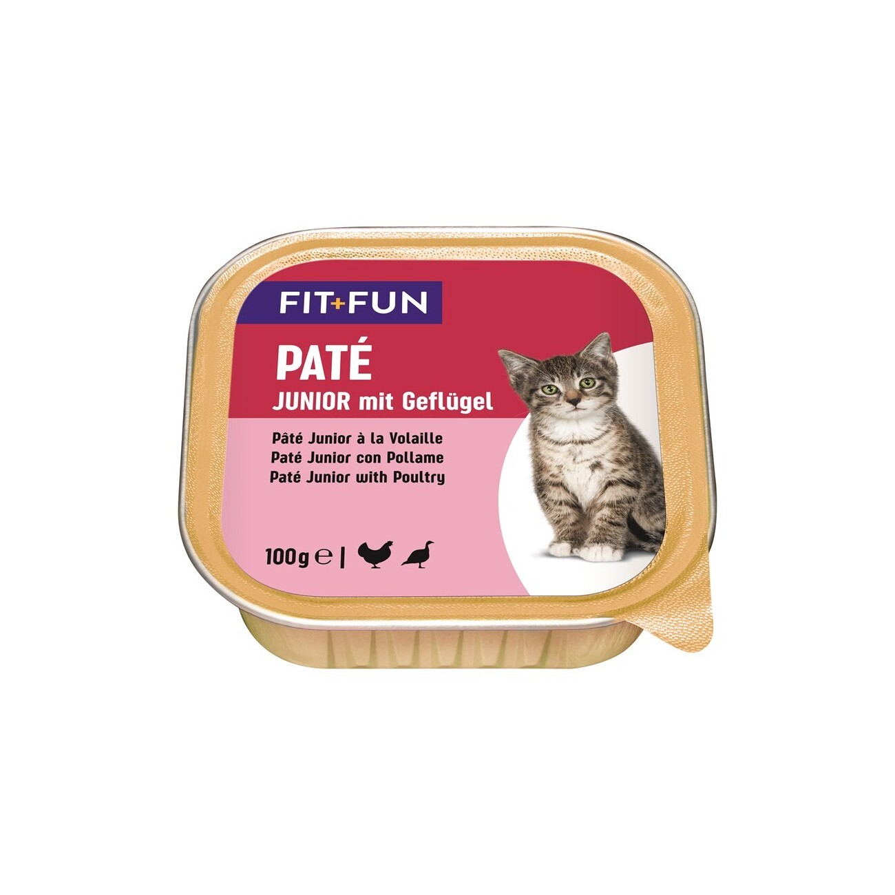 FIT+FUN Junior Paté Geflügel 16x100 g
