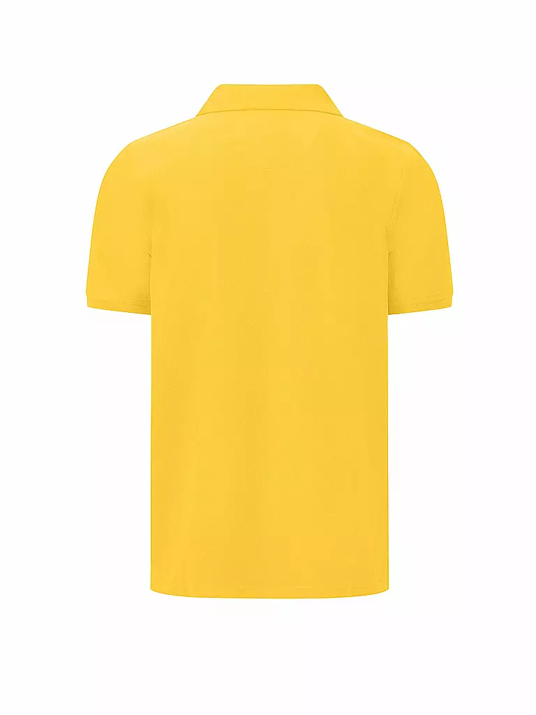 FYNCH HATTON Poloshirt Casual Fit gelb