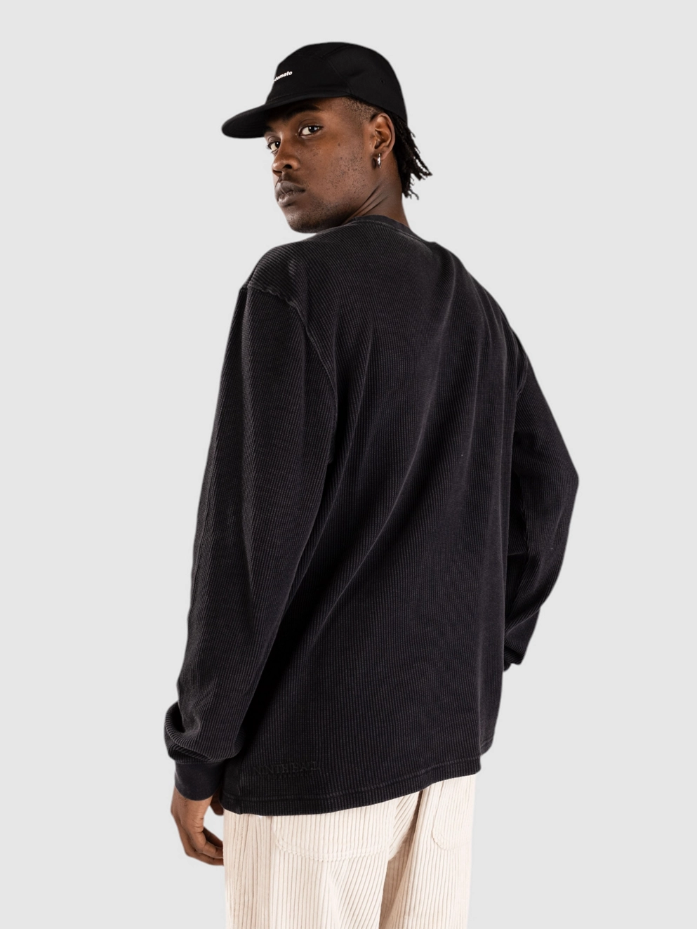 Ninth Hall Fundamental Thermal Long Sleeve T-Shirt black