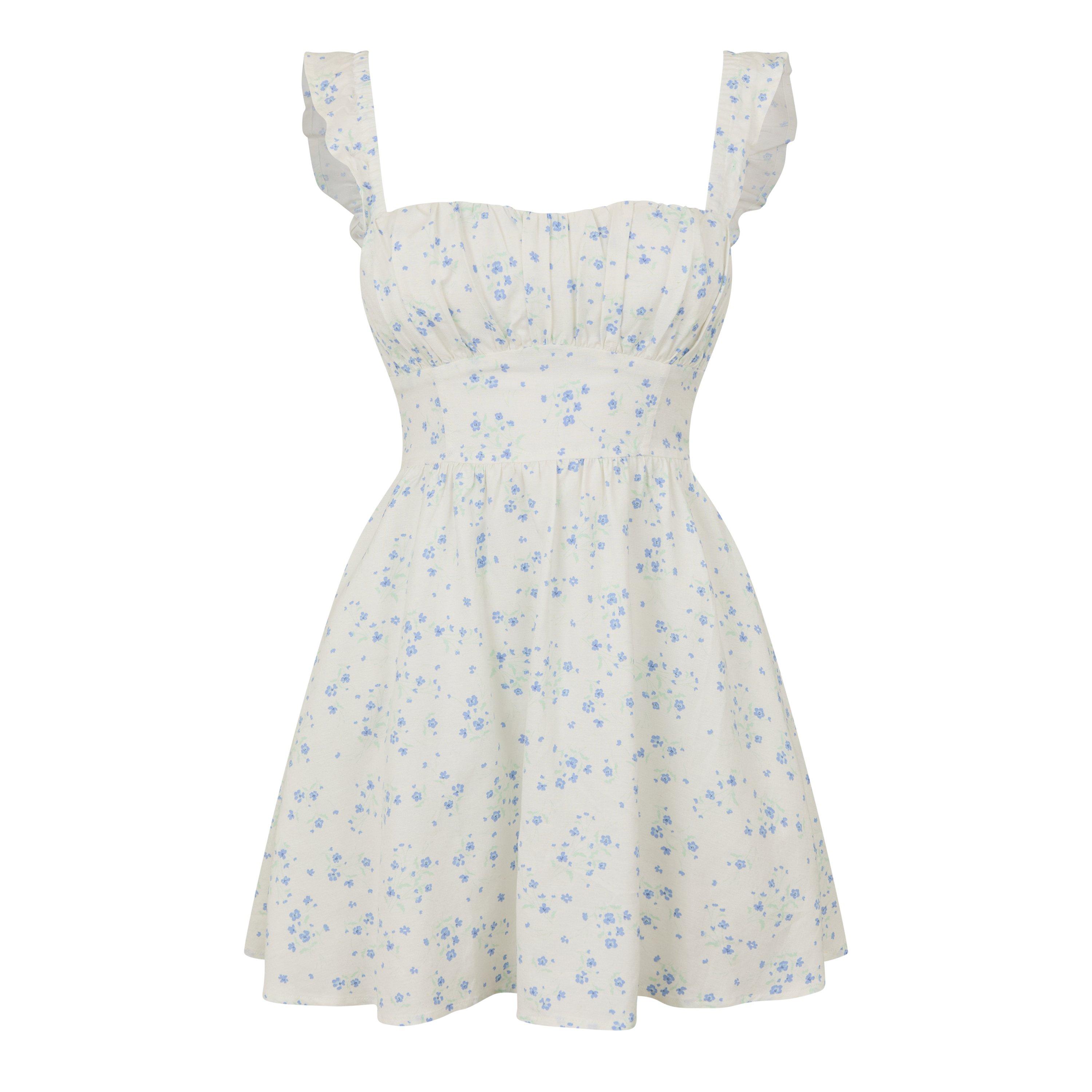 Jack Wills JW Patterned Tie Back Dress