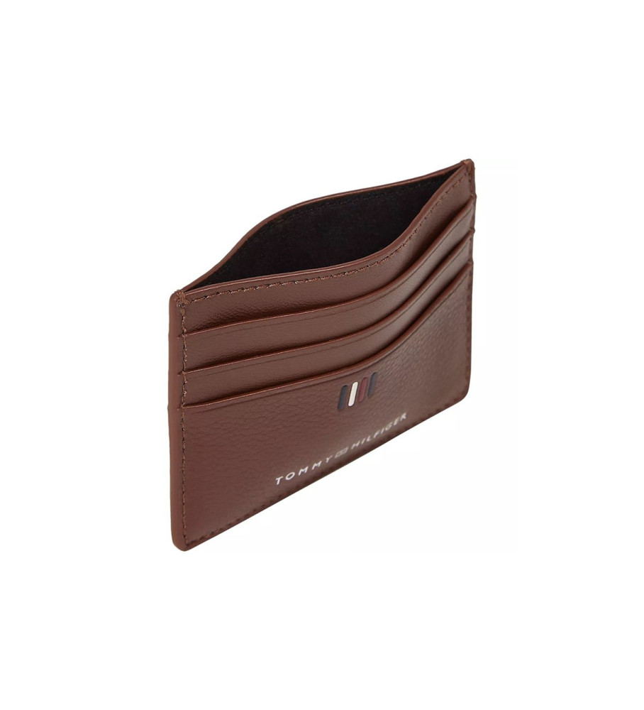 Porta-cartões Tommy Hilfiger Brown Central