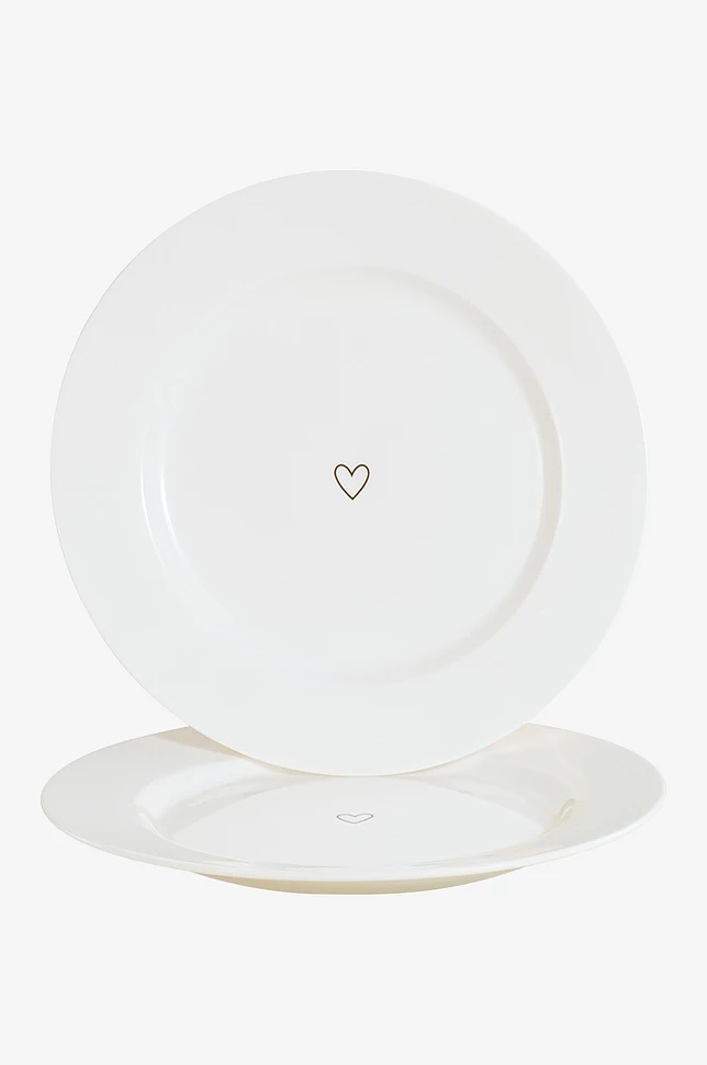 HEART tallerken 2-pakke ø 26.3 cm