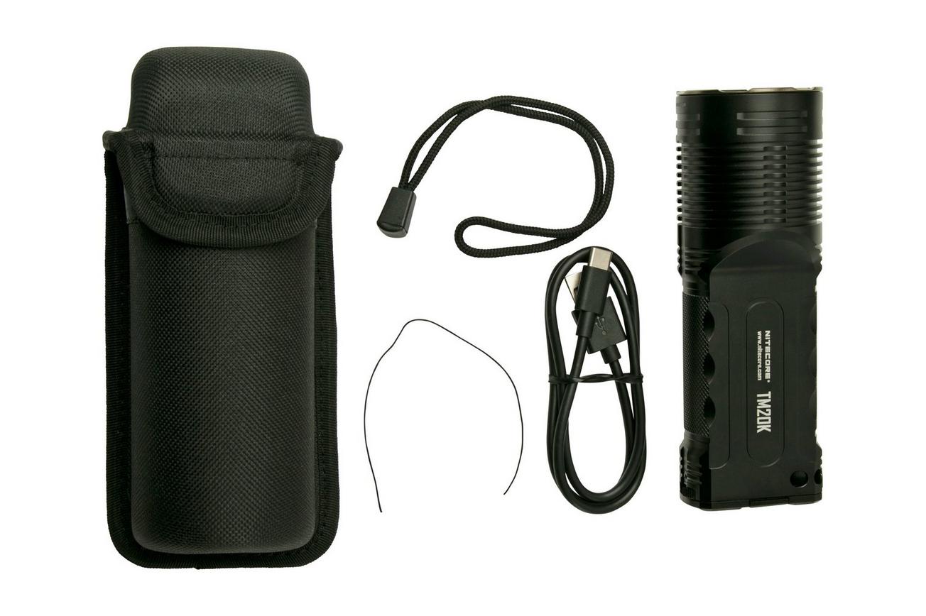 Nitecore TM20K, 20.000 lumen, tactische zaklamp