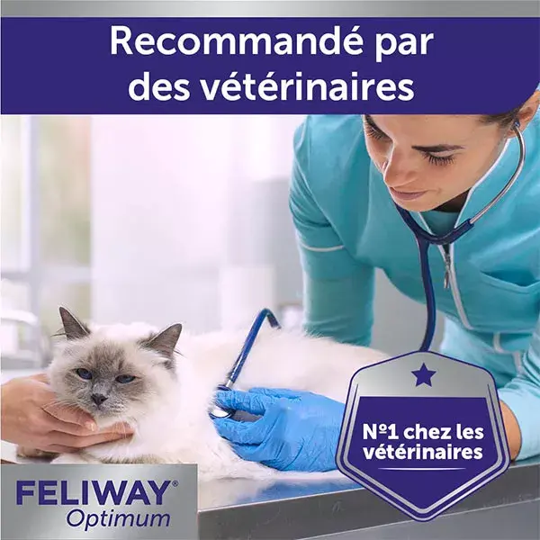 Feliway Optimum Anti-stress Refil para gatos, nova fórmula para 30 dias.