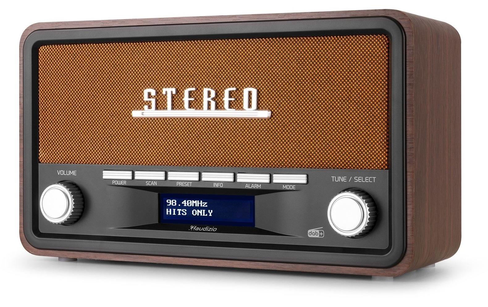 DAB+ Radio Foggia KupferDigitalradio im Retro-Design mit Stereo-Lautsprechersystem und Senderspeicherung