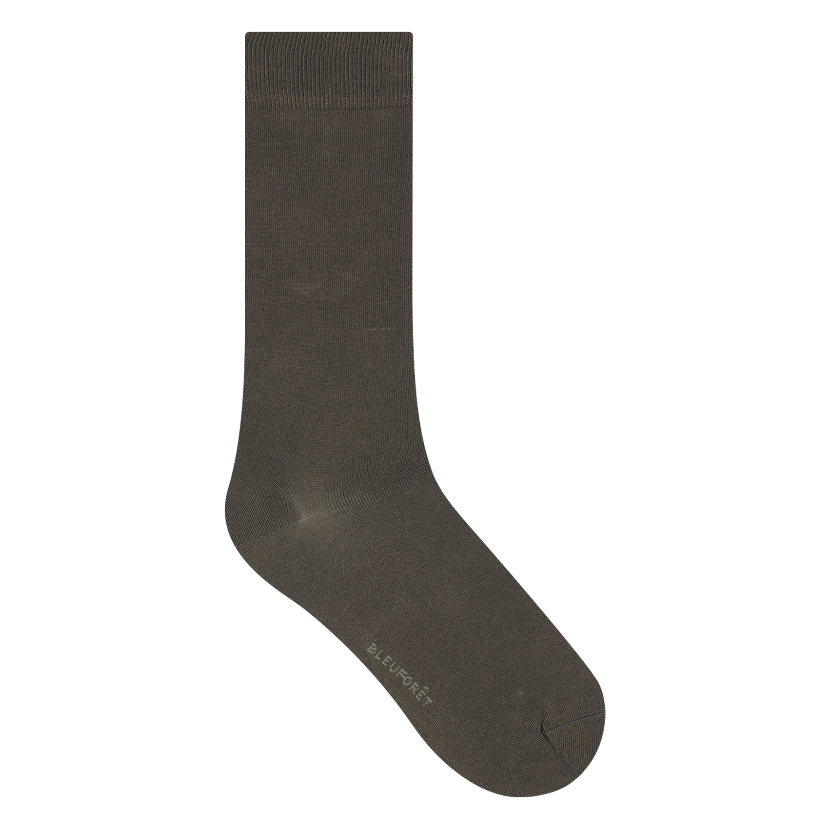 Chaussettes mi-hautes en coton mélangé | Marron