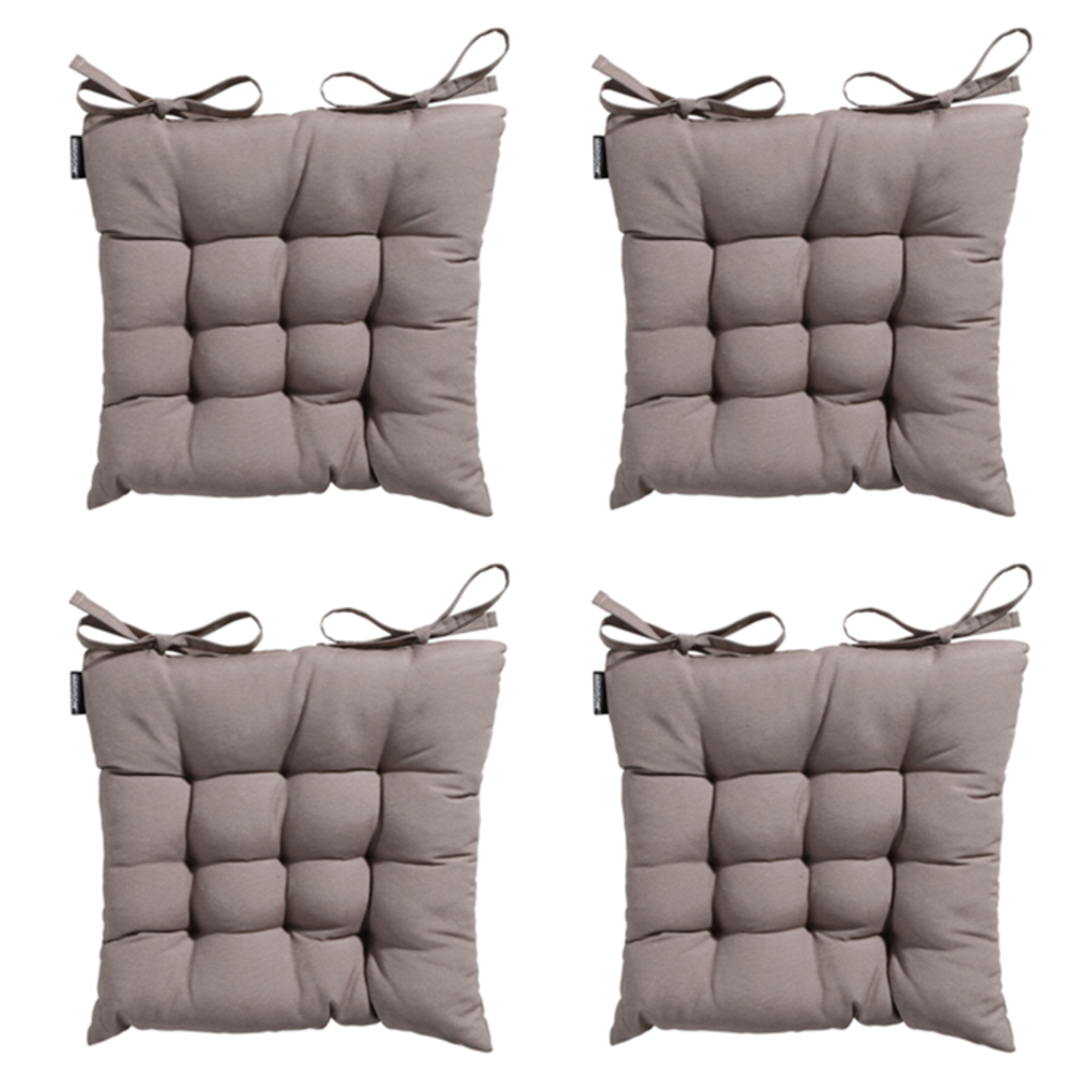 Madison Panama taupe Zitkussen - Set van 4