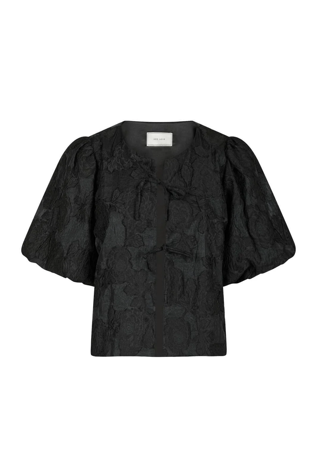 Neo Noir Aska Jacquard Blouse