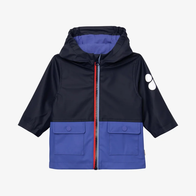 Parka bébé bicolore bleu Catimini Bleu
