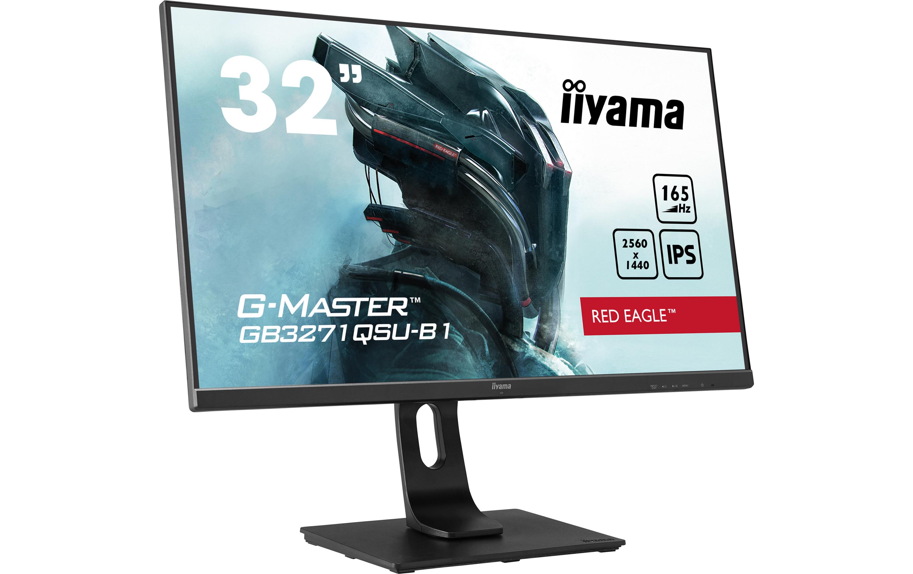 Monitor G-Master GB3271QSU-B1<br>31.5-Zoll-Monitor mit IPS-Panel und einer Refresh Rate von 165 Hz
