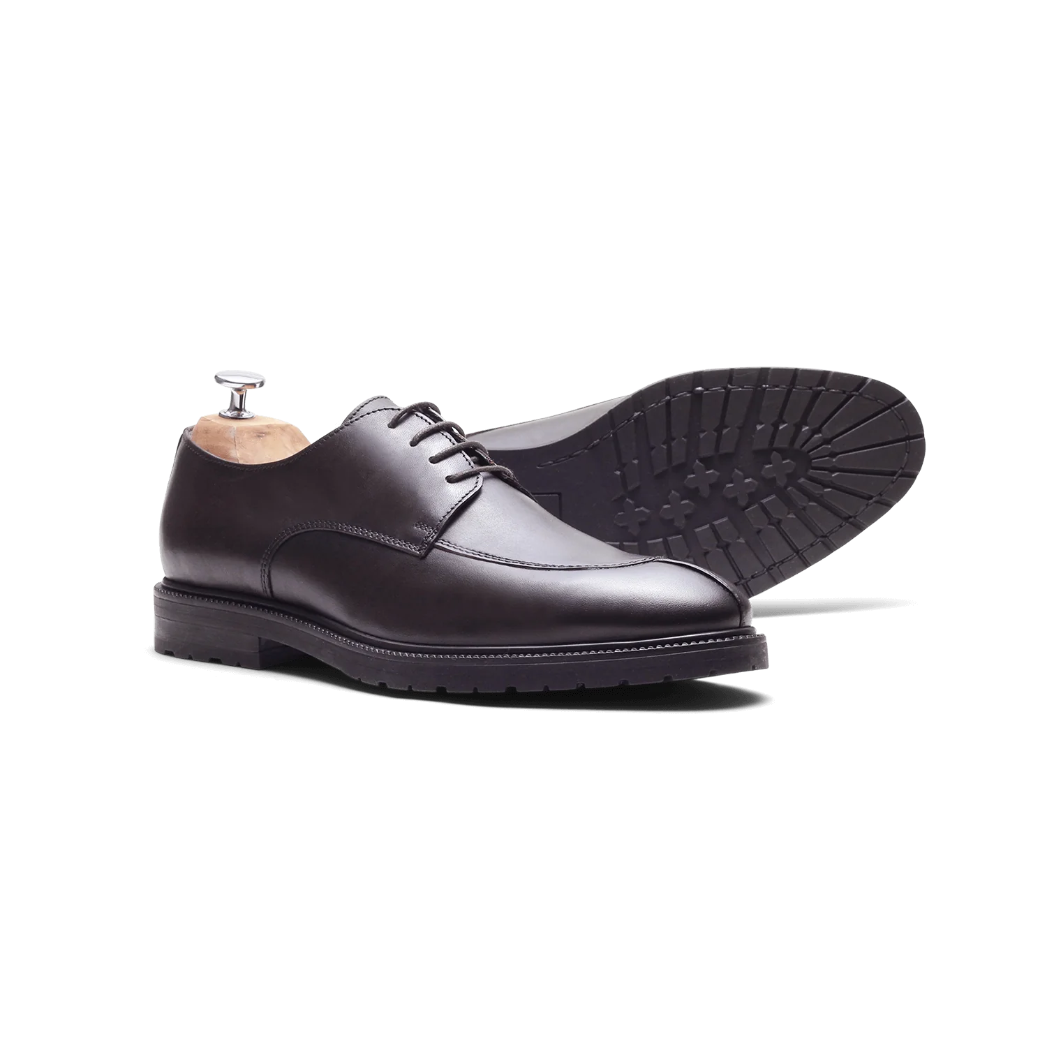 Abi-Derby en cuir marron