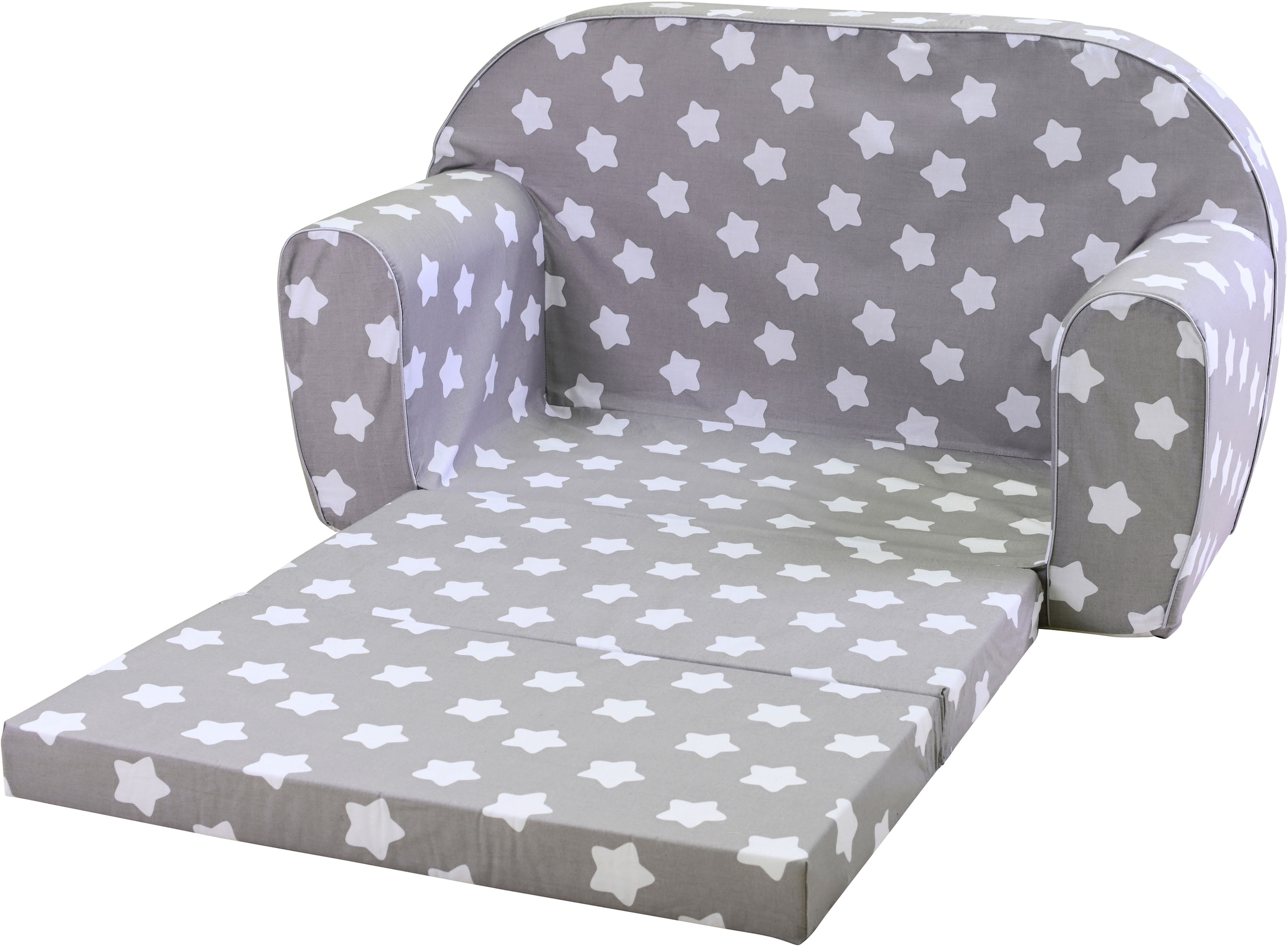 Knorrtoys® Sofa »Grey White Stars« für Kinder; Made in Europe