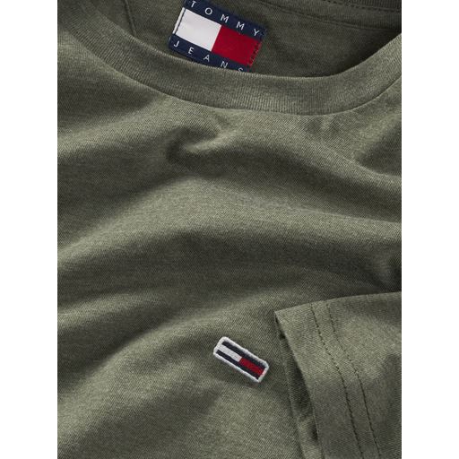 Tommy Jeans Xslim Jaspe T-shirt, Fatigue Green Heather, M