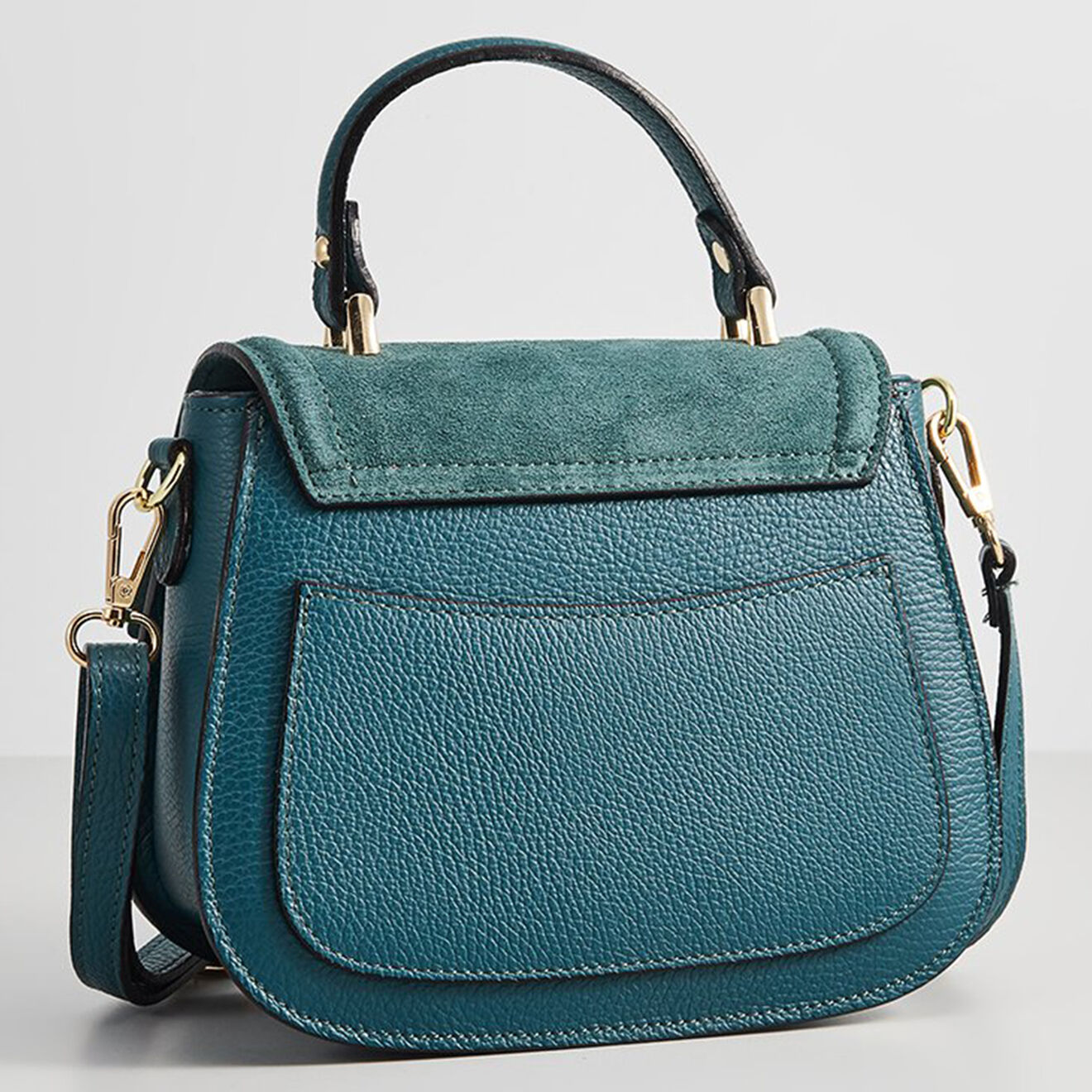 Christian Laurier Sac Bandoulière en Cuir Lali bleu - 23x20x11 cm