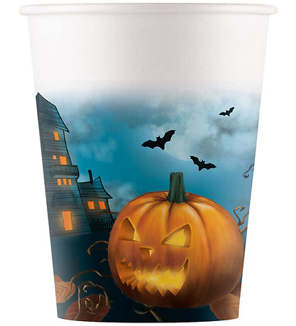 Decorata Party Pappbecher - 8er-Pack - 200 ml - Halloween