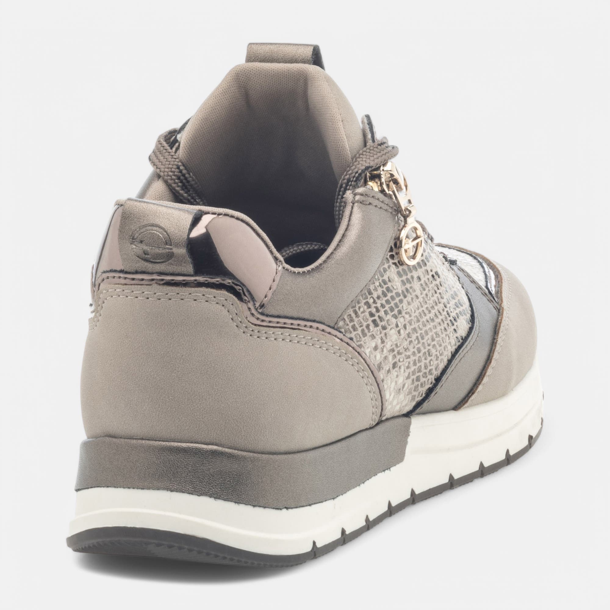 Baskets basses Femme taupe