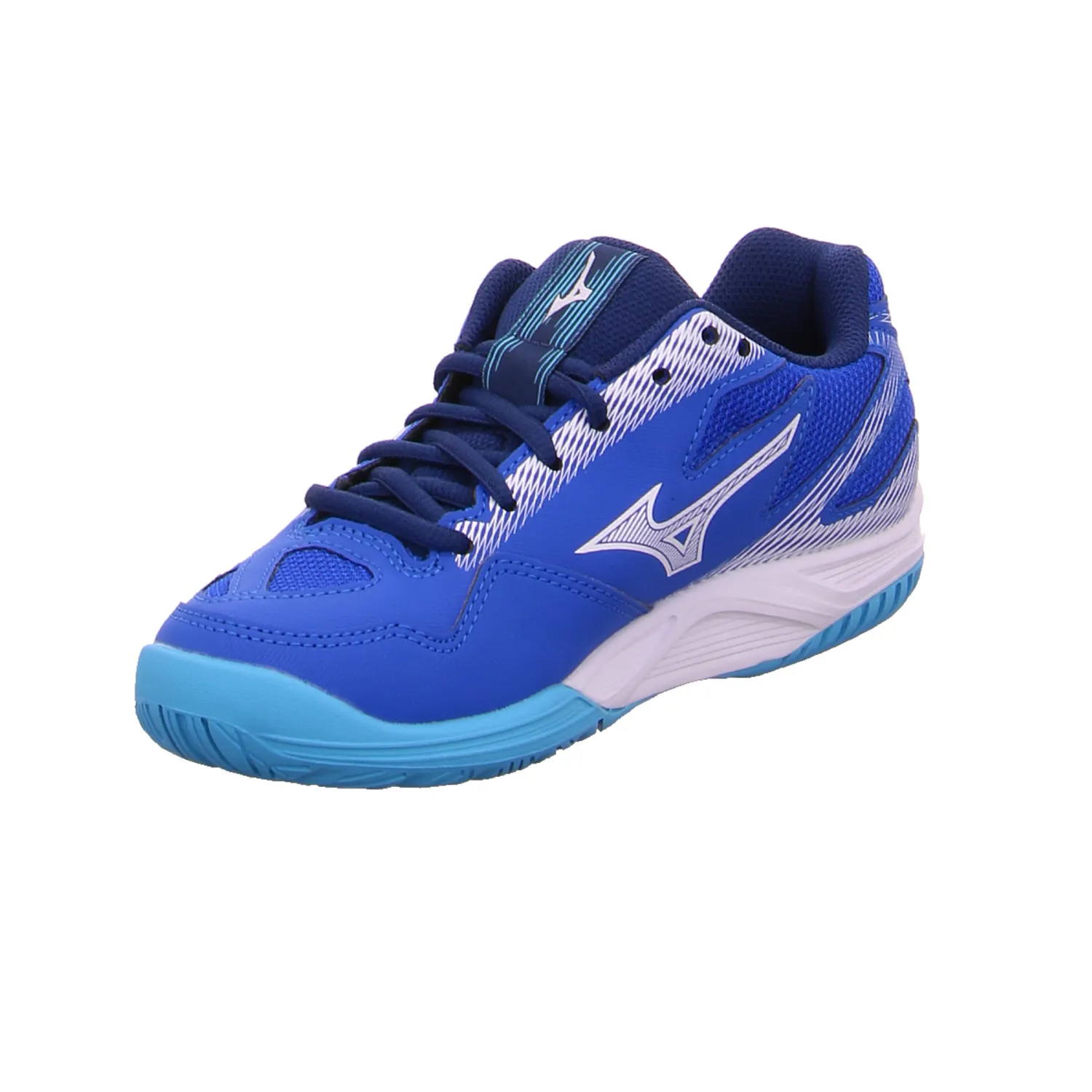 MIZUNO Kinder Indoor Blau Synthetik